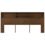 Eichenbrauner Kopfteilschrank 220x19x103,5 cm von vidaXL, Kopf- und Fußteile - Ref: Foro24-817263, Preis: 84,29 €, Rabatt: %