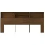 Eichenbrauner Kopfteilschrank 220x19x103,5 cm von vidaXL, Kopf- und Fußteile - Ref: Foro24-817263, Preis: 83,30 €, Rabatt: %
