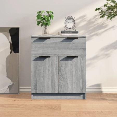Sonoma grau Sperrholz Anrichte 60x30x70 cm von vidaXL, Sideboards - Ref: Foro24-816992, Preis: 68,16 €, Rabatt: %