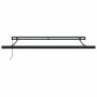 Toldo retráctil aluminio y tela naranja y marrón 3,5x2,5 m