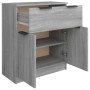 Sonoma grau Sperrholz Anrichte 60x30x70 cm von vidaXL, Sideboards - Ref: Foro24-816992, Preis: 68,16 €, Rabatt: %