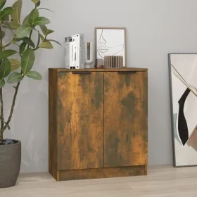 Sideboard aus geräuchertem Eichensperrholz, 60 x 30 x 70 cm von vidaXL, Sideboards - Ref: Foro24-816982, Preis: 59,29 €, Raba...