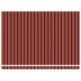 Toldo retráctil aluminio y tela naranja y marrón 4,5x3 m