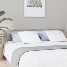 Bettkopfteil aus grauem Sonoma-Sperrholz, 200 x 1,5 x 80 cm von vidaXL, Kopf- und Fußteile - Ref: Foro24-816977, Preis: 60,25...