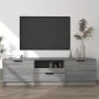 Sonoma gray plywood TV cabinet 140x35x40 cm by vidaXL, TV Furniture - Ref: Foro24-817112, Price: 93,42 €, Discount: %