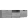 Sonoma gray plywood TV cabinet 140x35x40 cm by vidaXL, TV Furniture - Ref: Foro24-817112, Price: 93,42 €, Discount: %