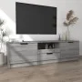 Sonoma gray plywood TV cabinet 140x35x40 cm by vidaXL, TV Furniture - Ref: Foro24-817112, Price: 93,42 €, Discount: %