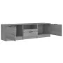 Sonoma gray plywood TV cabinet 140x35x40 cm by vidaXL, TV Furniture - Ref: Foro24-817112, Price: 93,42 €, Discount: %