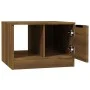 Mesa de centro madera contrachapada roble marrón 50x50x36 cm de vidaXL, Mesas de centro - Ref: Foro24-817077, Precio: 39,87 €...