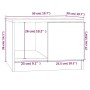 Couchtisch aus braunem Eichensperrholz, 50 x 50 x 36 cm von vidaXL, Couchtisch - Ref: Foro24-817077, Preis: 40,41 €, Rabatt: %