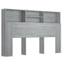 Mueble cabecero color gris Sonoma 160x19x103,5 cm de vidaXL, Cabeceros y pies de cama - Ref: Foro24-817253, Precio: 67,87 €, ...