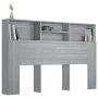 Möbel mit Kopfteil in Sonoma-Grau, 160 x 19 x 103,5 cm von vidaXL, Kopf- und Fußteile - Ref: Foro24-817253, Preis: 66,71 €, R...