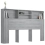 Mueble cabecero color gris Sonoma 160x19x103,5 cm de vidaXL, Cabeceros y pies de cama - Ref: Foro24-817253, Precio: 67,87 €, ...