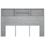 Möbel mit Kopfteil in Sonoma-Grau, 160 x 19 x 103,5 cm von vidaXL, Kopf- und Fußteile - Ref: Foro24-817253, Preis: 66,71 €, R...