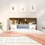 Oak brown headboard furniture 120x19x103.5 cm by vidaXL, Headboards and footboards - Ref: Foro24-817248, Price: 62,93 €, Disc...