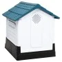 Blaue Hundehütte aus Polypropylen, 57 x 68 x 66 cm von vidaXL, Hundehütten - Ref: Foro24-152227, Preis: 83,60 €, Rabatt: %