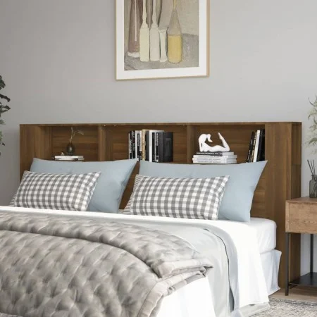 Brown oak headboard furniture 220x18.5x104.5 cm by vidaXL, Headboards and footboards - Ref: Foro24-817284, Price: 77,42 €, Di...