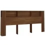 Mueble cabecero color roble marrón 220x18,5x104,5 cm de vidaXL, Cabeceros y pies de cama - Ref: Foro24-817284, Precio: 76,40 ...