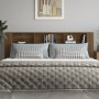 Kopfteilmöbel aus brauner Eiche, 220 x 18,5 x 104,5 cm von vidaXL, Kopf- und Fußteile - Ref: Foro24-817284, Preis: 77,32 €, R...