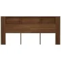 Mueble cabecero color roble marrón 220x18,5x104,5 cm de vidaXL, Cabeceros y pies de cama - Ref: Foro24-817284, Precio: 76,40 ...