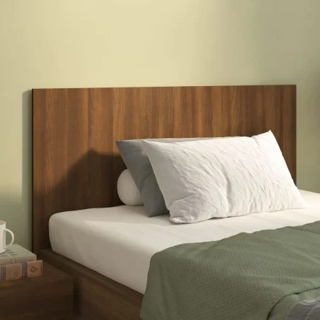 Brown oak plywood bed headboard 120x1.5x80cm by vidaXL, Headboards and footboards - Ref: Foro24-816972, Price: 41,48 €, Disco...