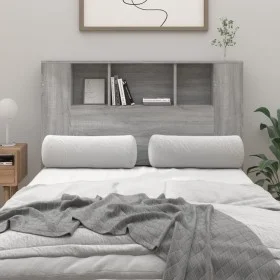 Sonoma gray headboard furniture 120x18.5x102.5 cm by vidaXL, Headboards and footboards - Ref: Foro24-817268, Price: 56,08 €, ...