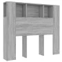 Mueble cabecero gris Sonoma 120x18,5x102,5 cm de vidaXL, Cabeceros y pies de cama - Ref: Foro24-817268, Precio: 56,02 €, Desc...