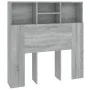 Möbel mit Kopfteil in Sonoma-Grau, 100 x 19 x 103,5 cm von vidaXL, Kopf- und Fußteile - Ref: Foro24-817244, Preis: 45,87 €, R...