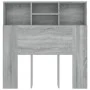 Möbel mit Kopfteil in Sonoma-Grau, 100 x 19 x 103,5 cm von vidaXL, Kopf- und Fußteile - Ref: Foro24-817244, Preis: 45,87 €, R...