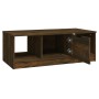 Smoked oak engineered wood coffee table 102x50x36 cm by vidaXL, Coffee table - Ref: Foro24-817078, Price: 62,77 €, Discount: %