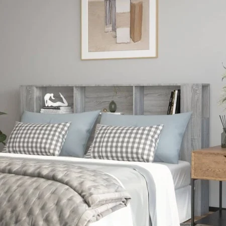 Sonoma gray headboard furniture 180x18.5x104.5 cm by vidaXL, Headboards and footboards - Ref: Foro24-817277, Price: 79,18 €, ...