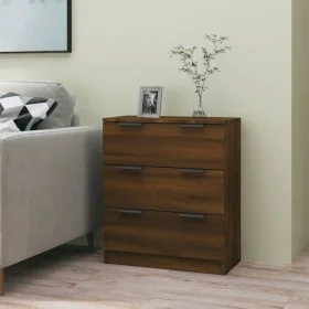 Sideboard aus braunem Eichensperrholz, 60 x 30 x 70 cm von vidaXL, Sideboards - Ref: Foro24-816987, Preis: 88,05 €, Rabatt: %