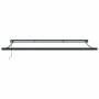 Toldo retráctil aluminio y tela azul y blanco 4x3 m