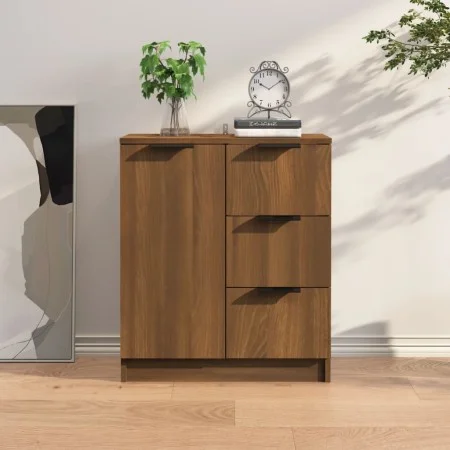 Anrichte aus Sperrholz Eiche braun 60x30x70 cm von vidaXL, Sideboards - Ref: Foro24-816990, Preis: 81,26 €, Rabatt: %