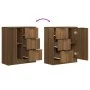 Anrichte aus Sperrholz Eiche braun 60x30x70 cm von vidaXL, Sideboards - Ref: Foro24-816990, Preis: 81,26 €, Rabatt: %