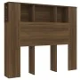 Mueble cabecero color roble marrón 120x18,5x102,5 cm de vidaXL, Cabeceros y pies de cama - Ref: Foro24-817269, Precio: 47,96 ...