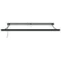 Toldo retráctil aluminio y tela blanco y amarillo 3x2,5 m