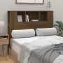 Mueble cabecero color roble marrón 120x18,5x102,5 cm de vidaXL, Cabeceros y pies de cama - Ref: Foro24-817269, Precio: 55,71 ...