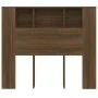 Mueble cabecero color roble marrón 120x18,5x102,5 cm de vidaXL, Cabeceros y pies de cama - Ref: Foro24-817269, Precio: 47,96 ...