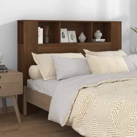 Brown oak headboard furniture 140x18.5x104.5 cm by vidaXL, Headboards and footboards - Ref: Foro24-817272, Price: 62,30 €, Di...