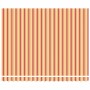 Toldo retráctil aluminio y tela amarillo y blanco 4x3 m