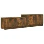 Eiche geräuchert Sperrholz TV Schrank 158,5x36x45cm von vidaXL, TV-Möbel - Ref: Foro24-817123, Preis: 73,69 €, Rabatt: %