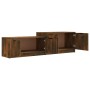 Eiche geräuchert Sperrholz TV Schrank 158,5x36x45cm von vidaXL, TV-Möbel - Ref: Foro24-817123, Preis: 74,60 €, Rabatt: %