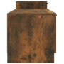 Eiche geräuchert Sperrholz TV Schrank 158,5x36x45cm von vidaXL, TV-Möbel - Ref: Foro24-817123, Preis: 74,60 €, Rabatt: %