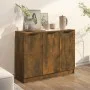 Anrichte aus geräuchertem eichenfarbigem Sperrholz 90,5x30x70 cm von vidaXL, Sideboards - Ref: Foro24-817024, Preis: 66,44 €,...
