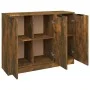 Anrichte aus geräuchertem eichenfarbigem Sperrholz 90,5x30x70 cm von vidaXL, Sideboards - Ref: Foro24-817024, Preis: 66,44 €,...