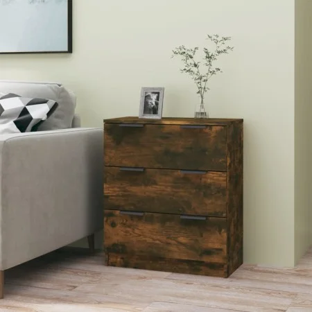 Sideboard aus geräuchertem Eichensperrholz, 60 x 30 x 70 cm von vidaXL, Sideboards - Ref: Foro24-816985, Preis: 87,10 €, Raba...