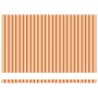 Toldo retráctil aluminio y tela amarillo y blanco 5x3 m