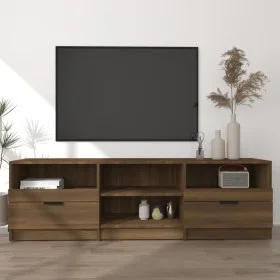 TV stand made of brown oak plywood 150x33.5x45 cm by vidaXL, TV Furniture - Ref: Foro24-817116, Price: 102,90 €, Discount: %