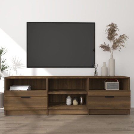 TV-Ständer Eiche braun Sperrholz 150x33,5x45 cm von vidaXL, TV-Möbel - Ref: Foro24-817116, Preis: 108,74 €, Rabatt: %